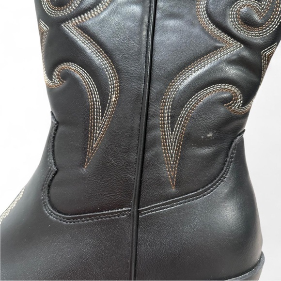 Torrid Western Knee Boots Wide Calf Plus Size Cowgirl Boots, Size 8.5 Wide Width - Picture 8 of 9